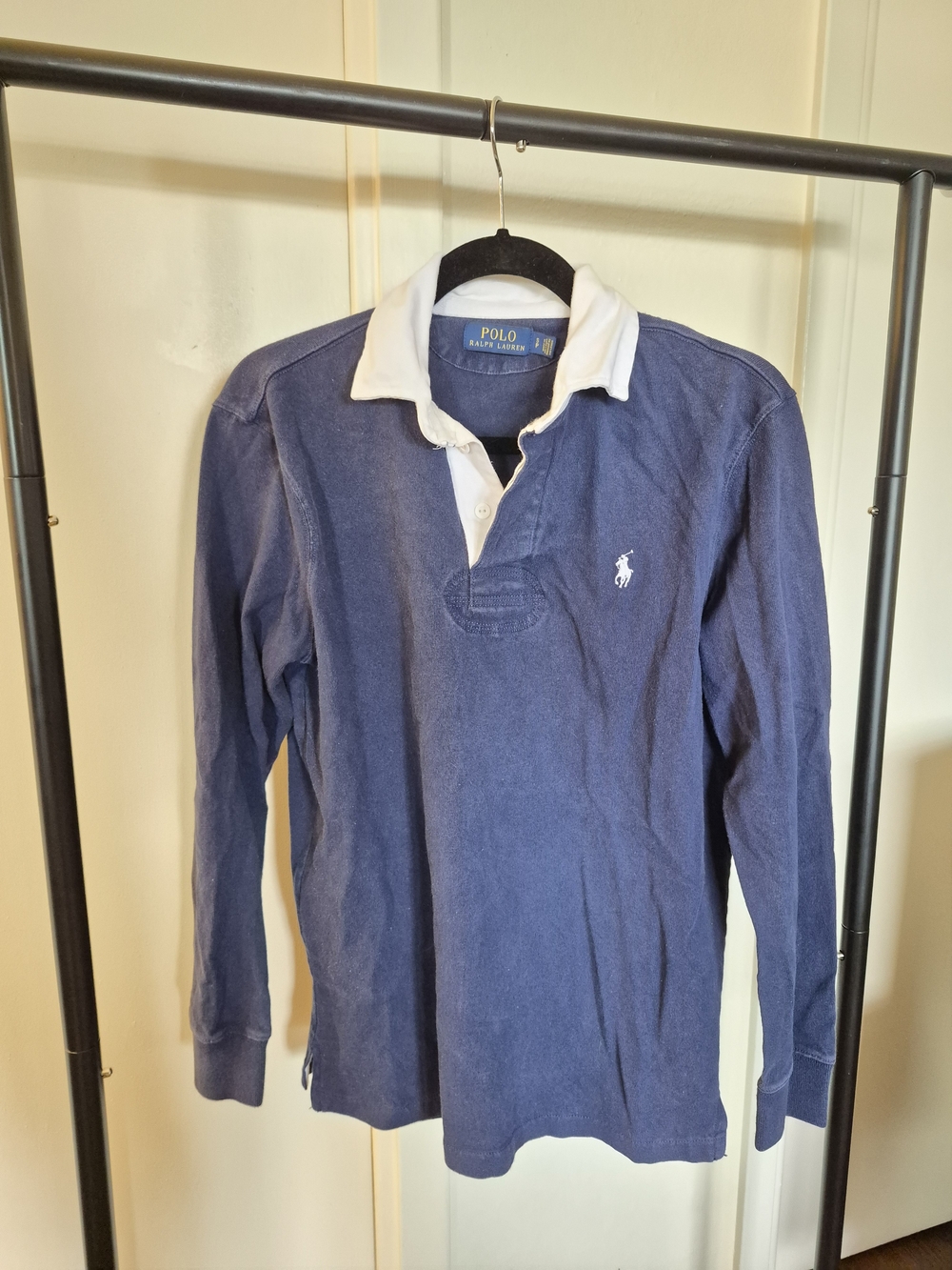 Ralph Lauren Navy and White Polo Shirt